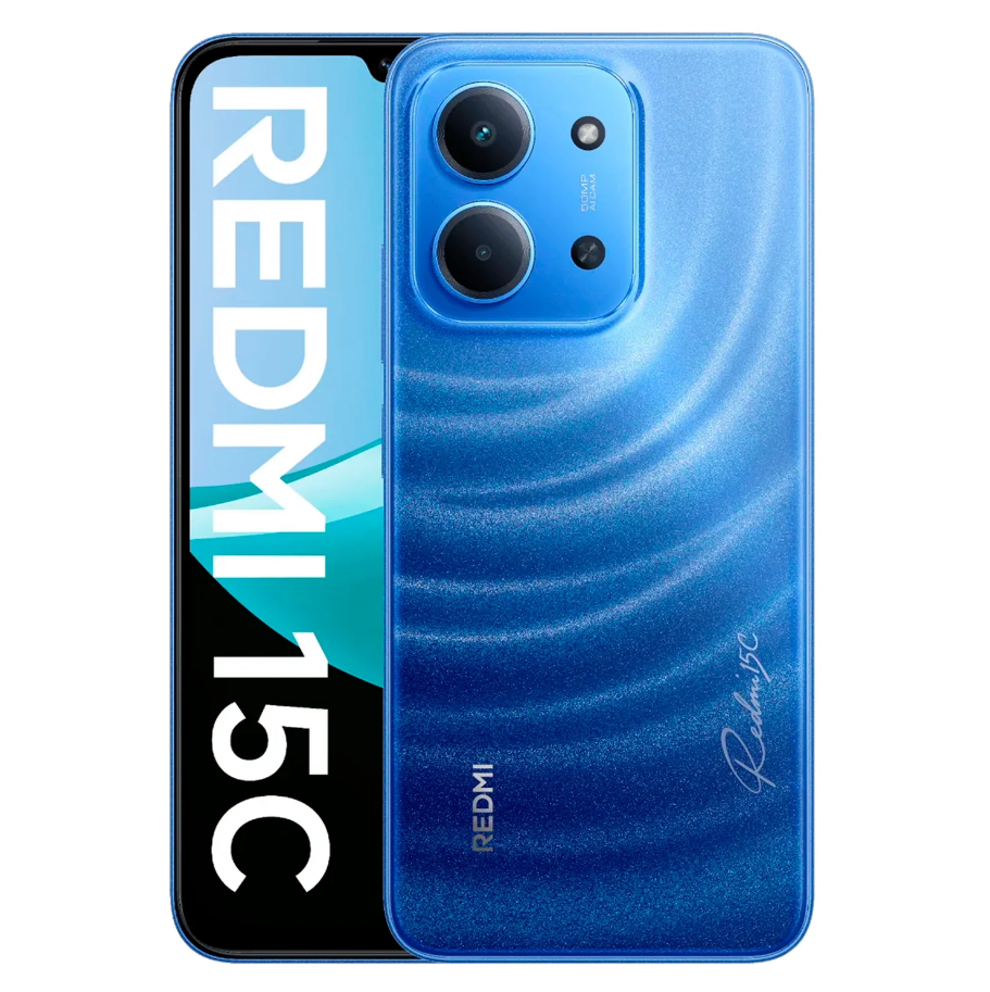 Smartphone Xiaomi Redmi 15C 256GB 8GB RAM Dual SIM Tela 6.9" - Azul