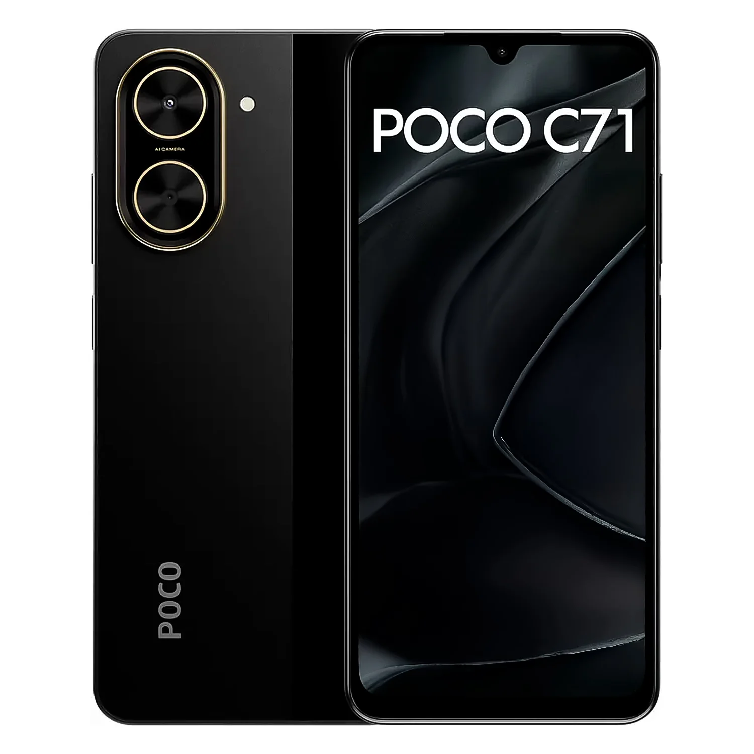 Smartphone Xiaomi Poco C71 128GB 4GB RAM Dual SIM Tela 6.88" - Preto